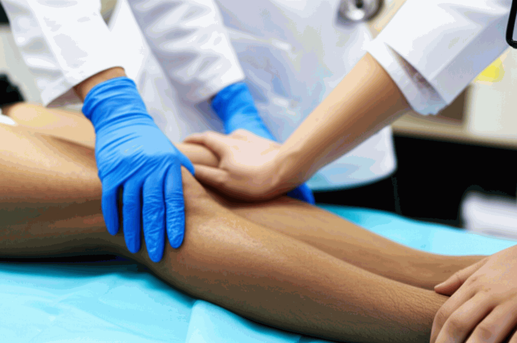 Prostate examination in clinic